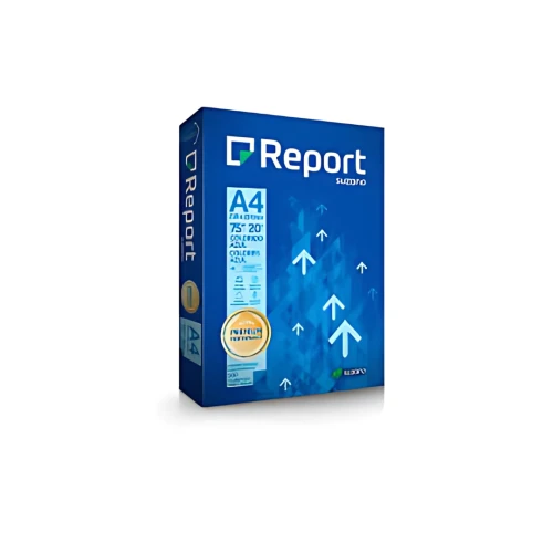 Papel Sulfite Report Colorido Azul A4 75g - 500 Folhas